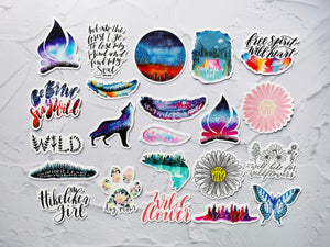 Wildflower 10 Sticker Pack