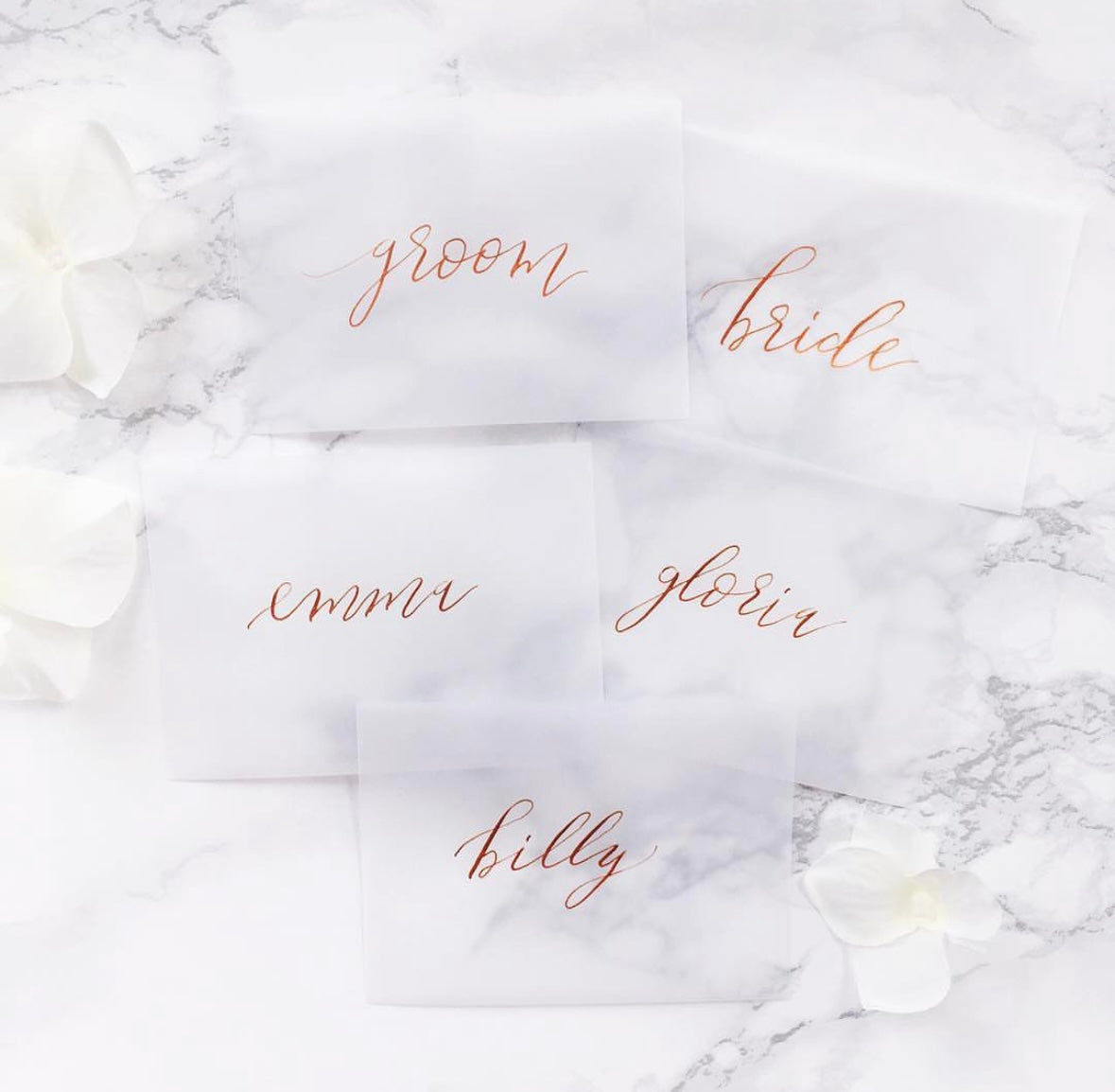 Custom Wedding Placecards – Wildflower Paper Company
