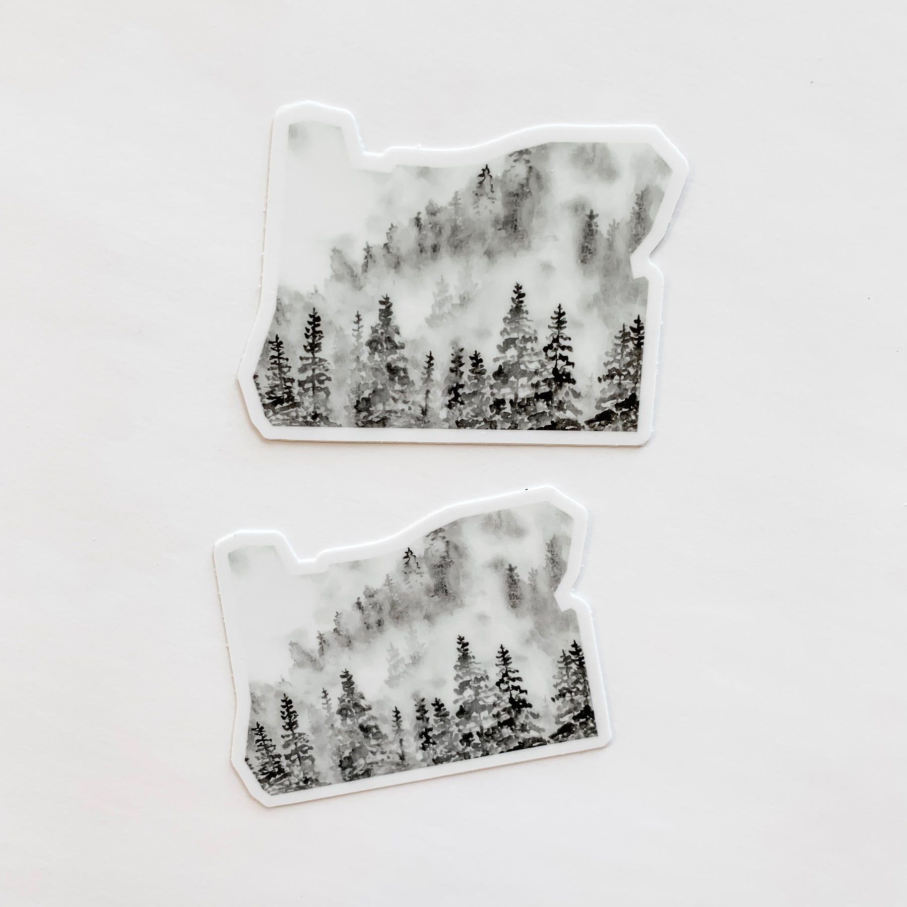 Sticker Bush Oregon Oregon State Forest Black Sticker Decal – Wildflower Paper Company