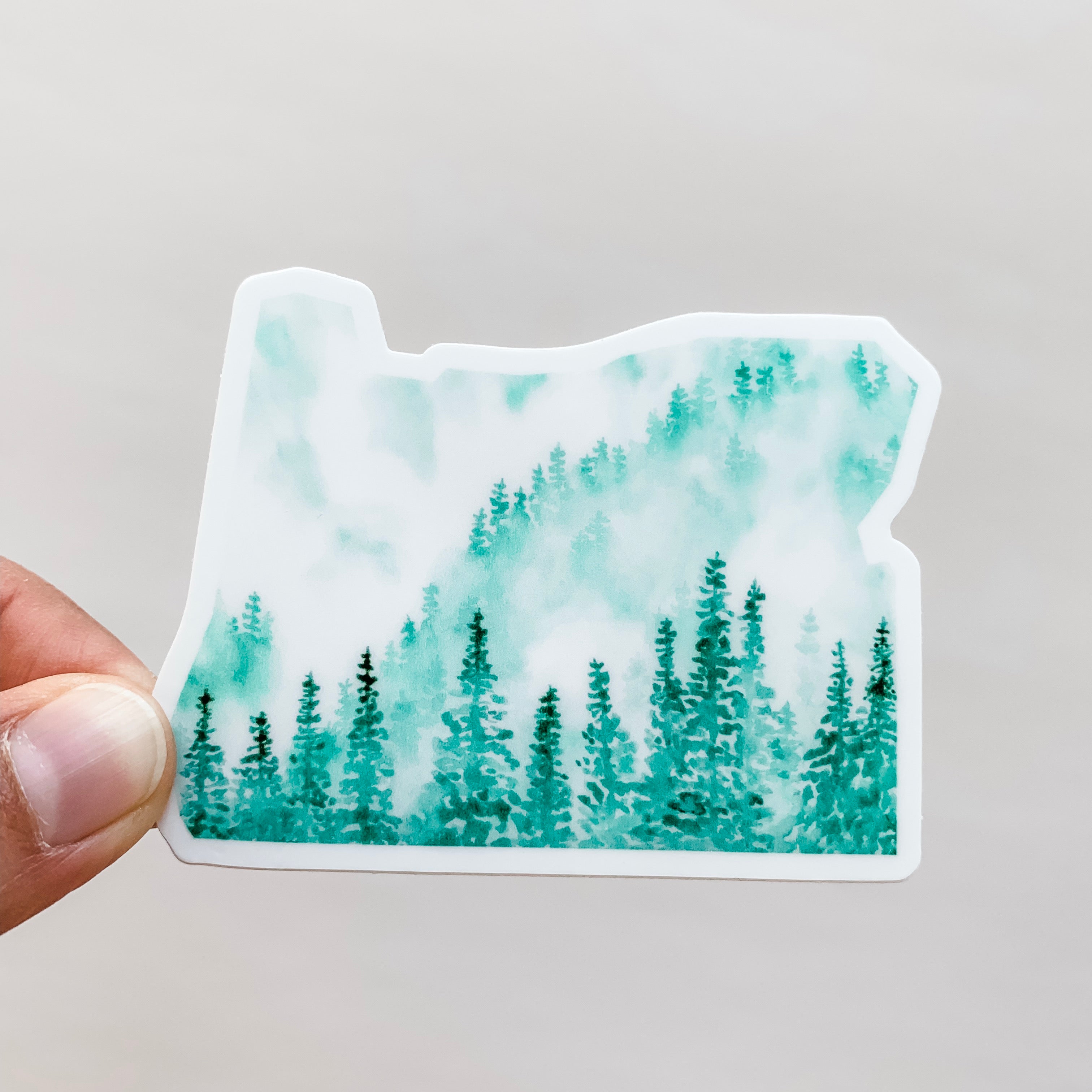 Sticker Bush Oregon Oregon State Forest Green Sticker Decal – Wildflower Paper Company