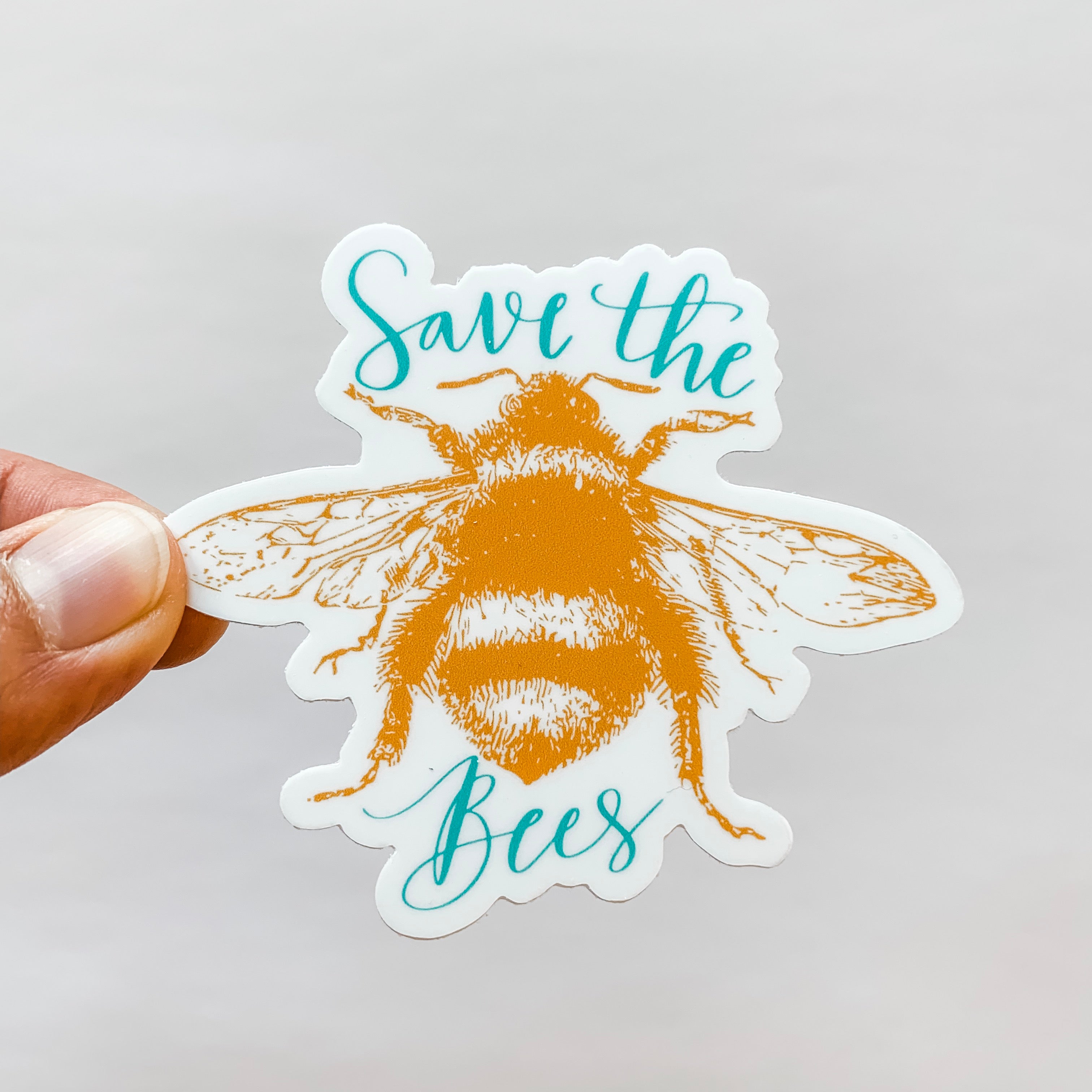 Save The Bees Sticker Decal – Wildflower Paper Company